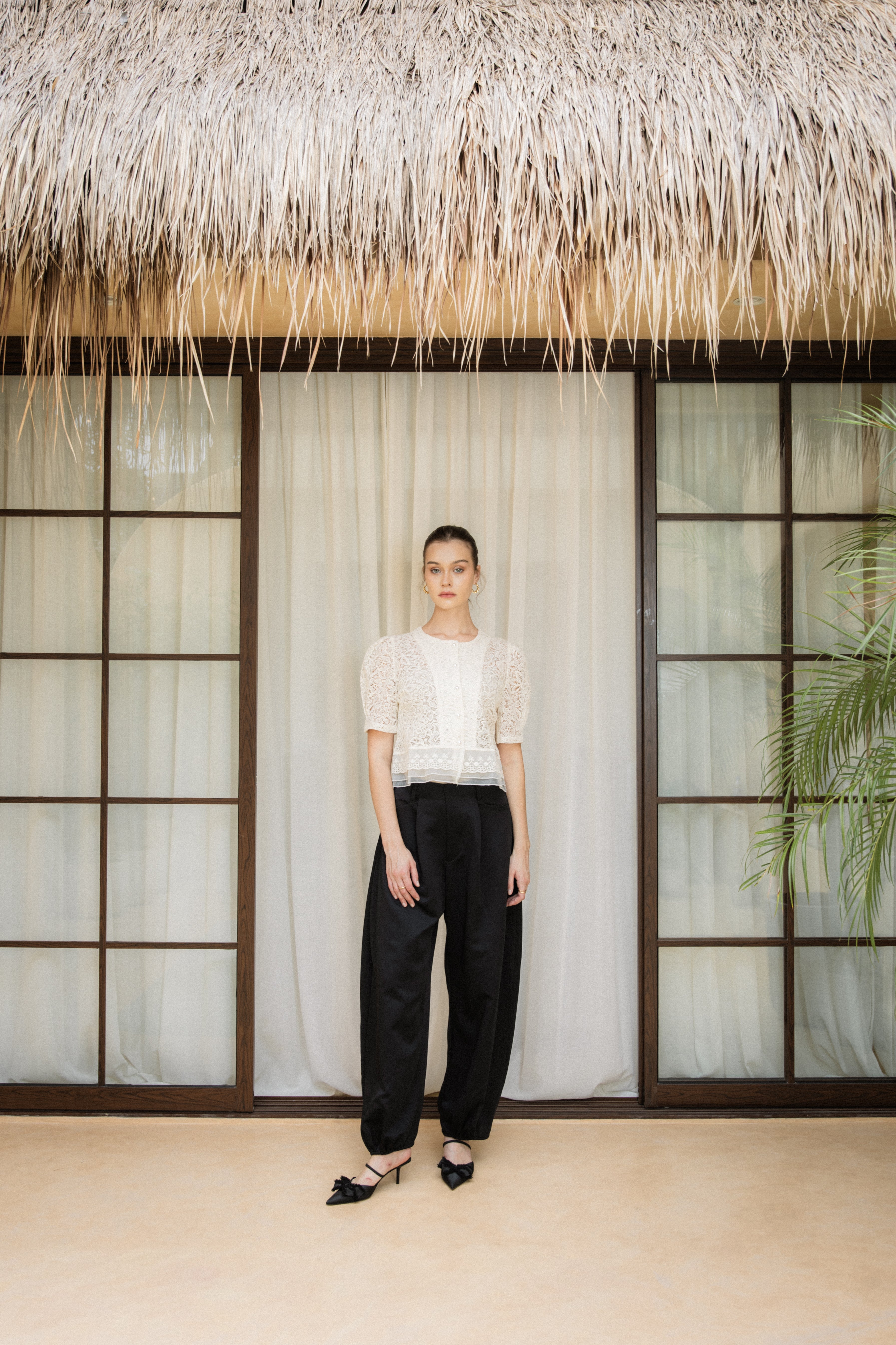 Veira Cropped Blouse